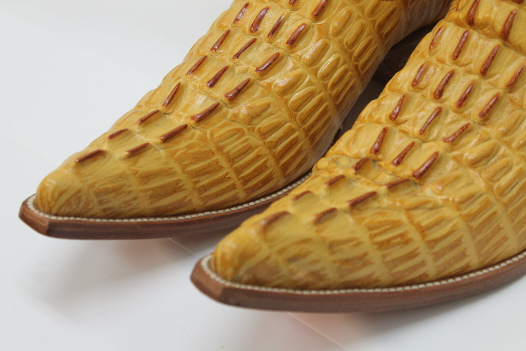 Imitation Croc Men's Boots