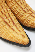 Crocodile Print Men's Ankle Boot