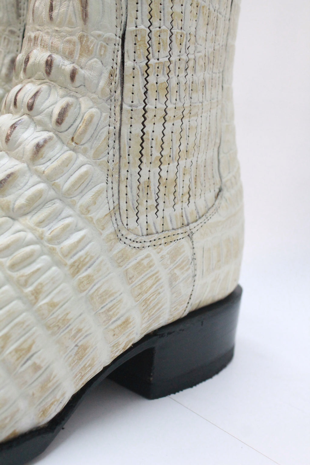 Crocodile Print Men's Ankle Boot