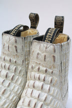 Crocodile Print Men's Ankle Boot