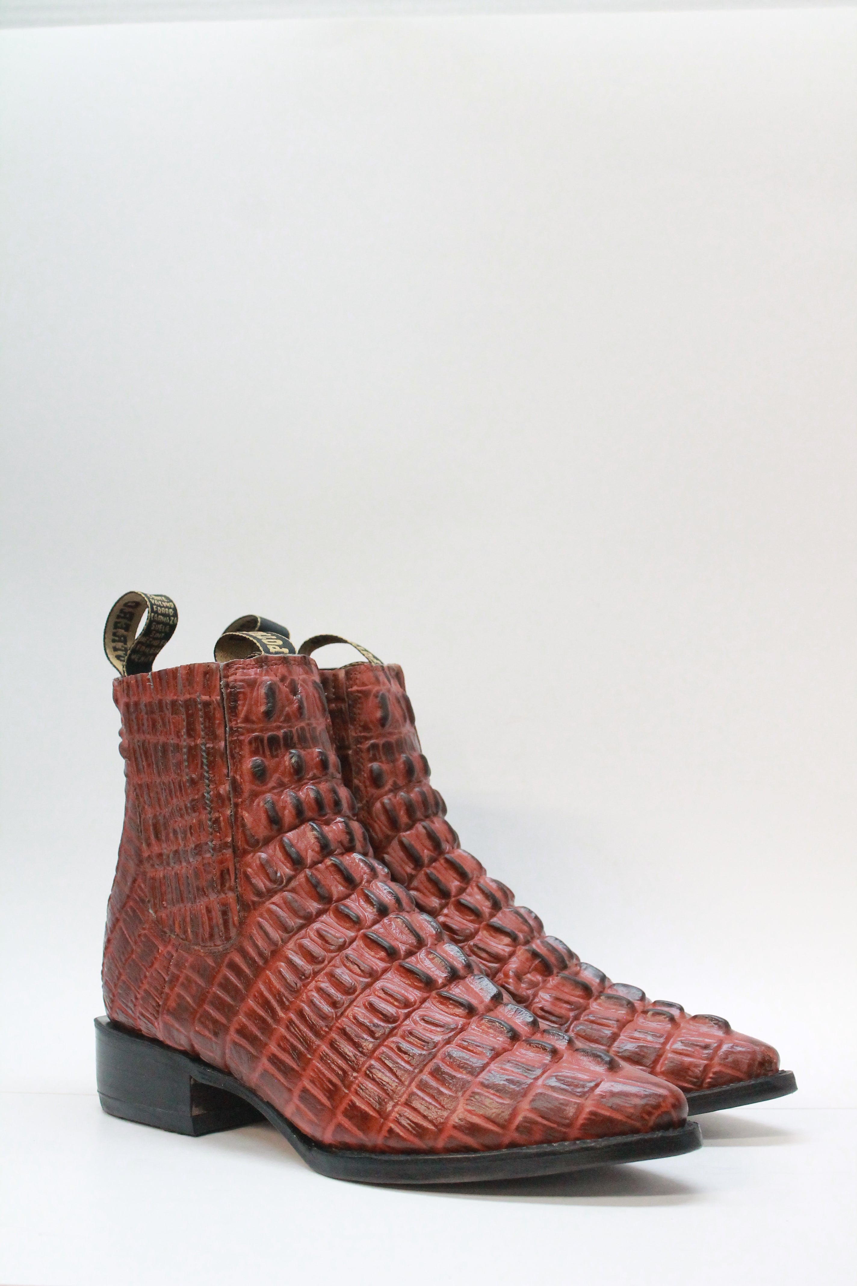Exotic Print Men's Ankle Boot
