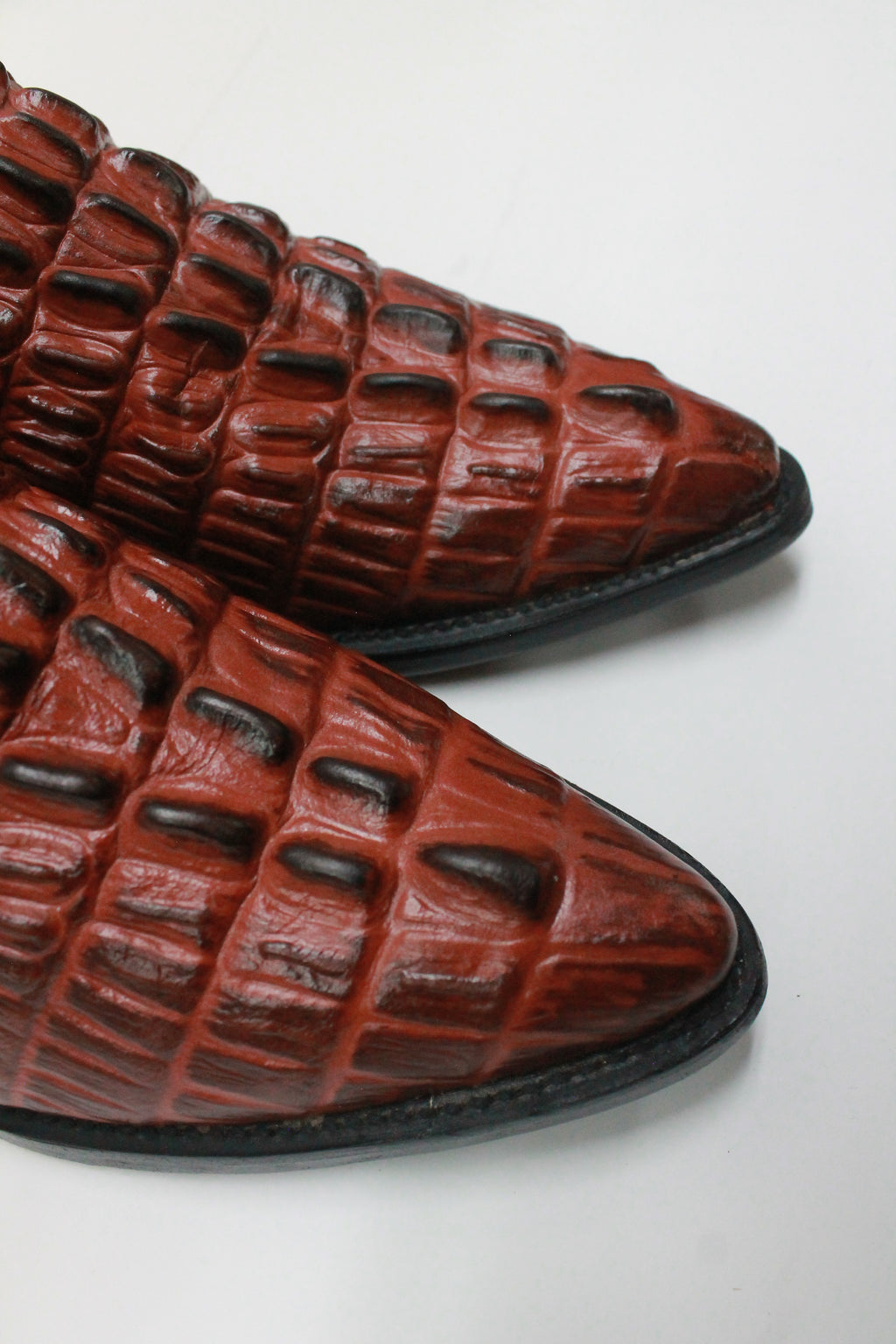 Crocodile Print Men's Ankle Boot