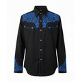 Blue Premium Embroidered Shirt