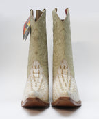 Crocodile Print Men's Cowboy Boots