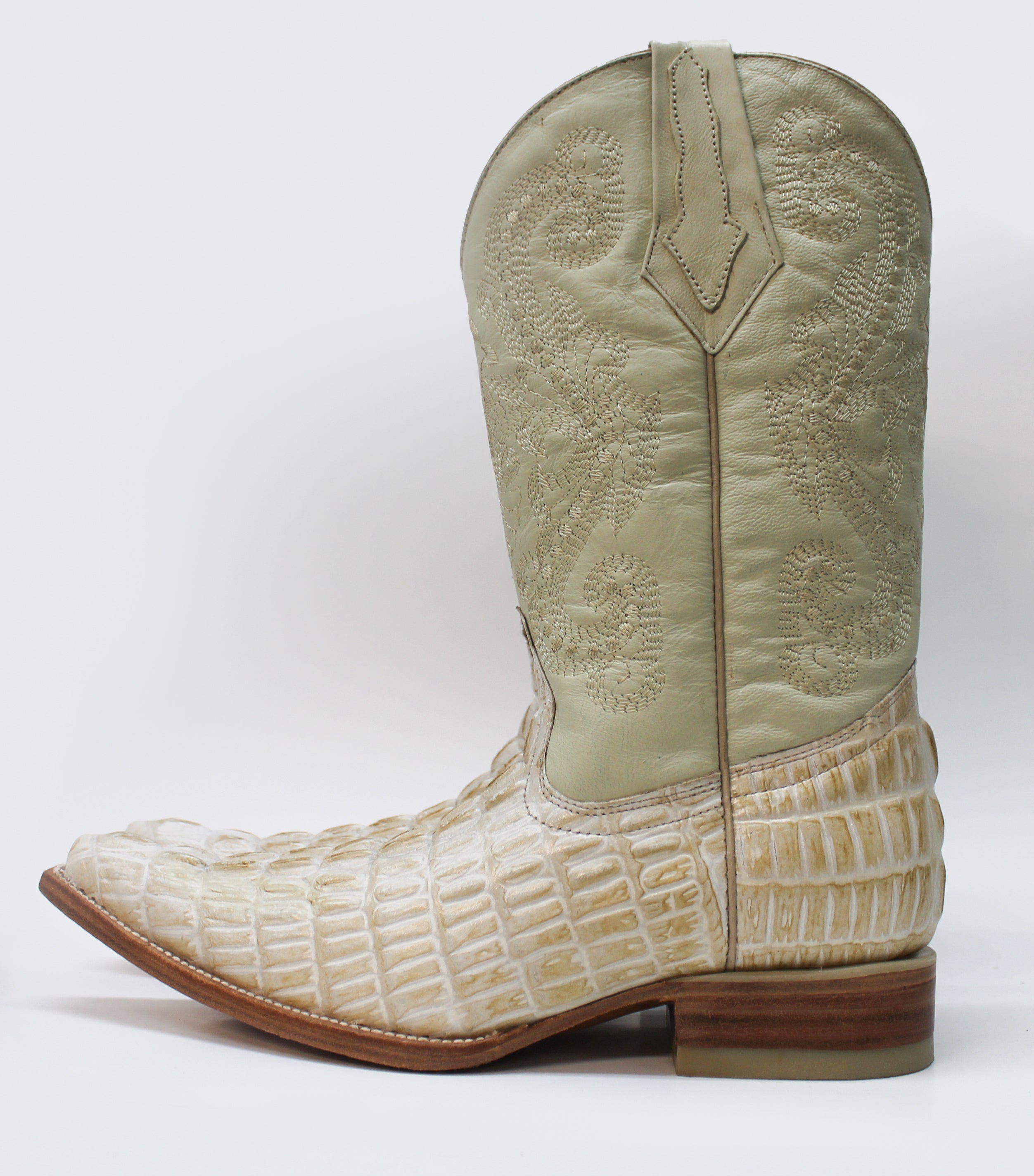 Crocodile Print Men's Cowboy Boots