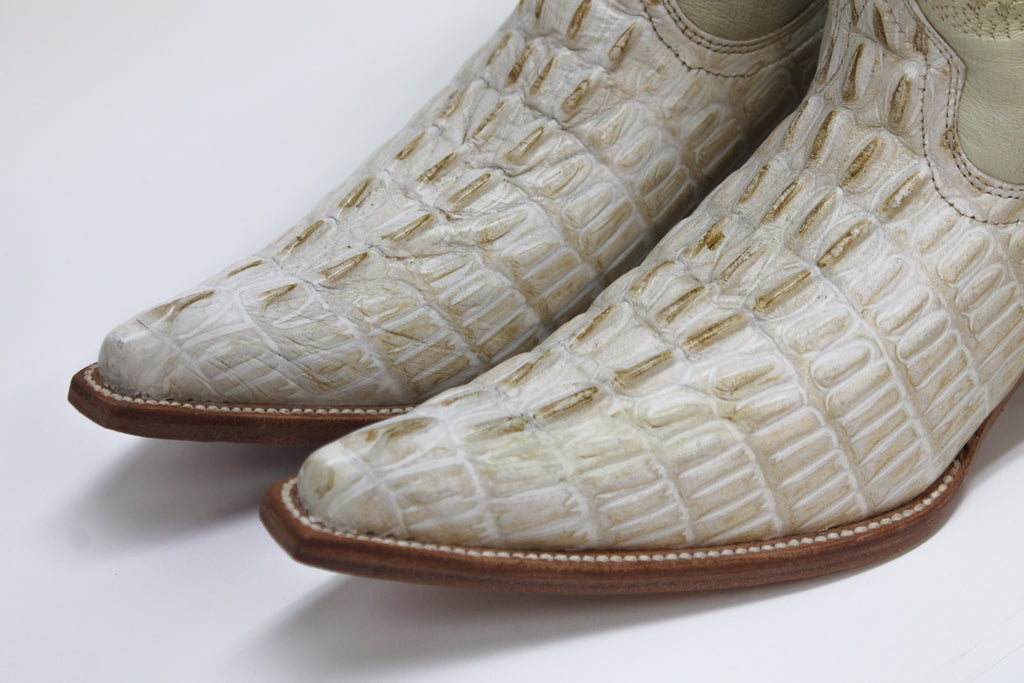 Crocodile Print Men's Cowboy Boots