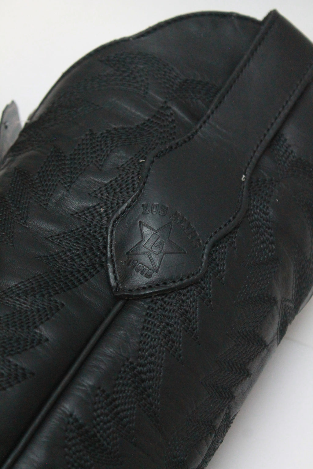 BLACK PLAIN LEATHER SNIP TOE