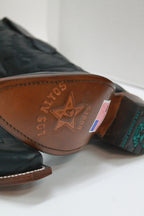 BLACK PLAIN LEATHER SNIP TOE