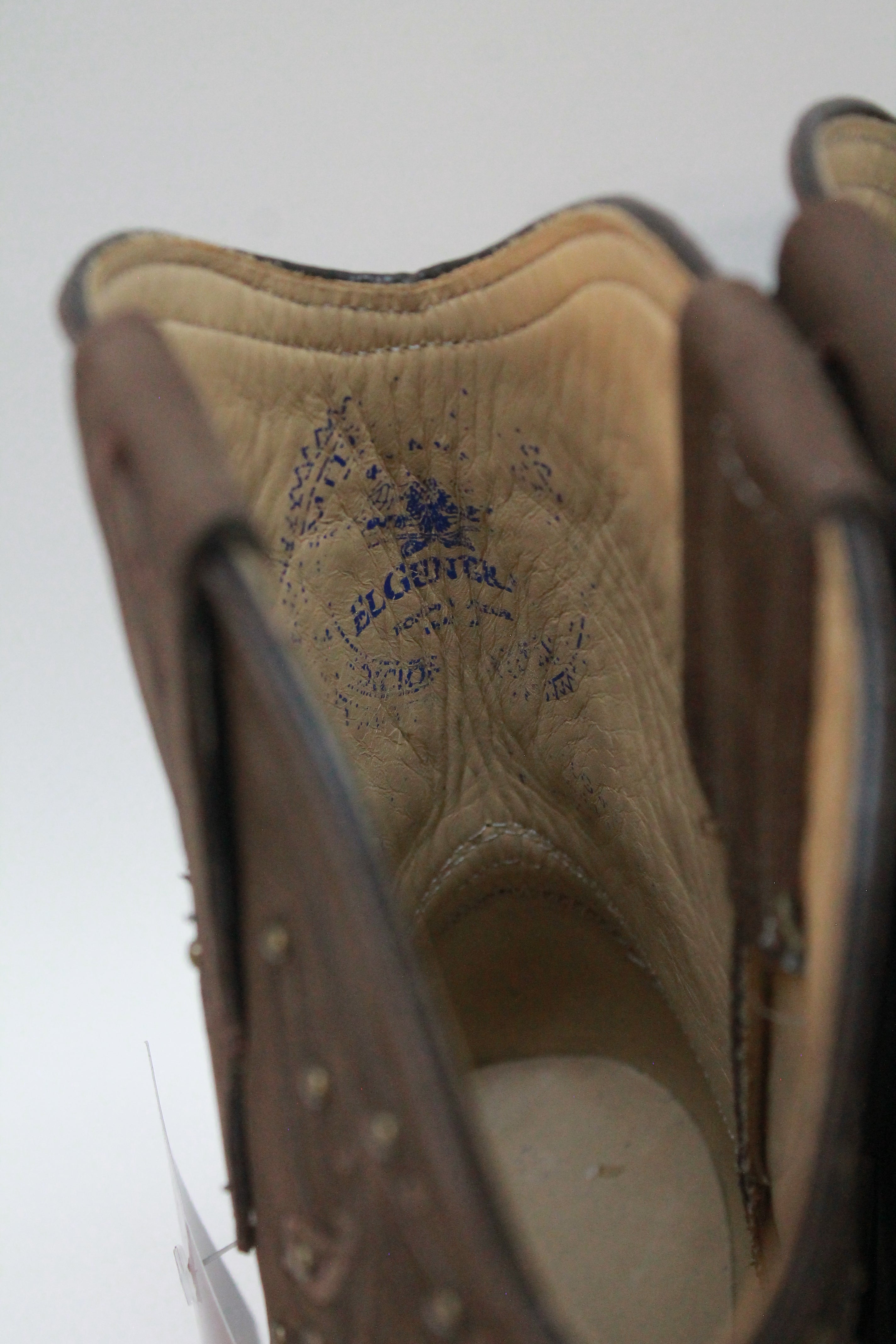 BROWN MEDIUM STUDDED BOOTS