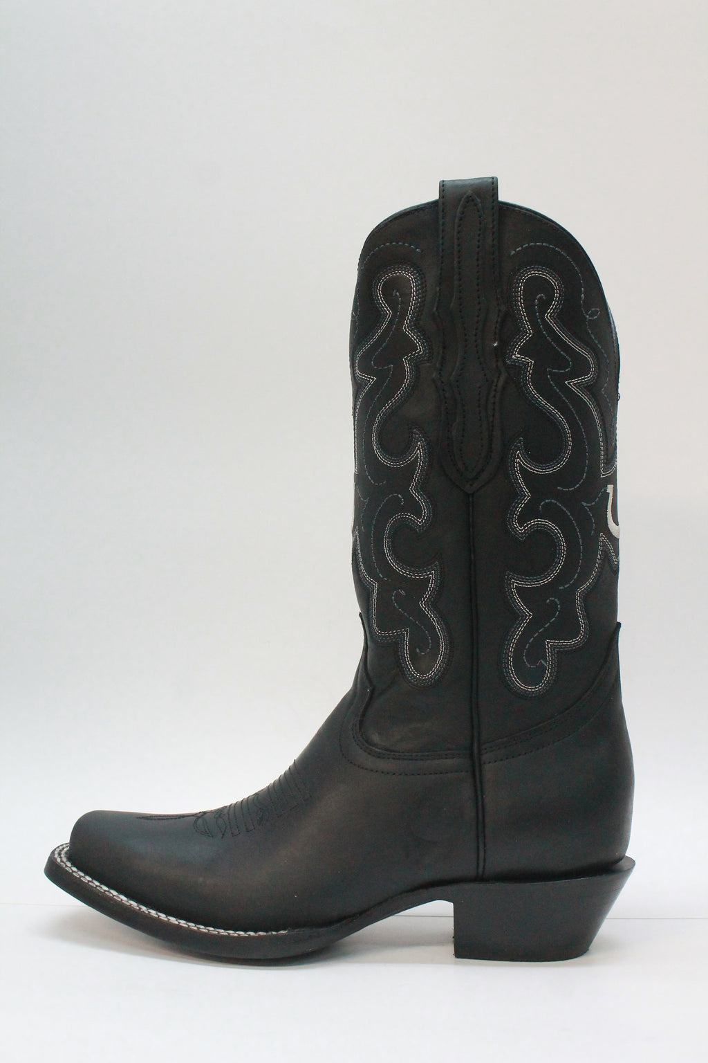 Black Biker Boots Pink Leather