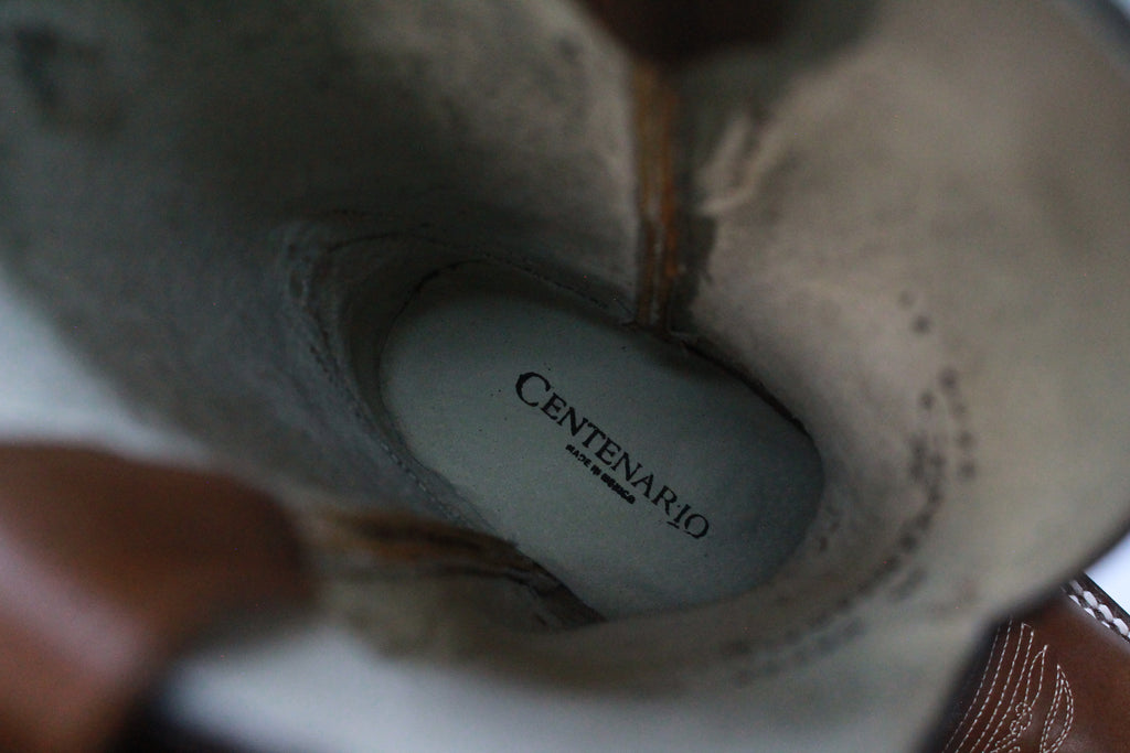 Light Brown Shinny Boots