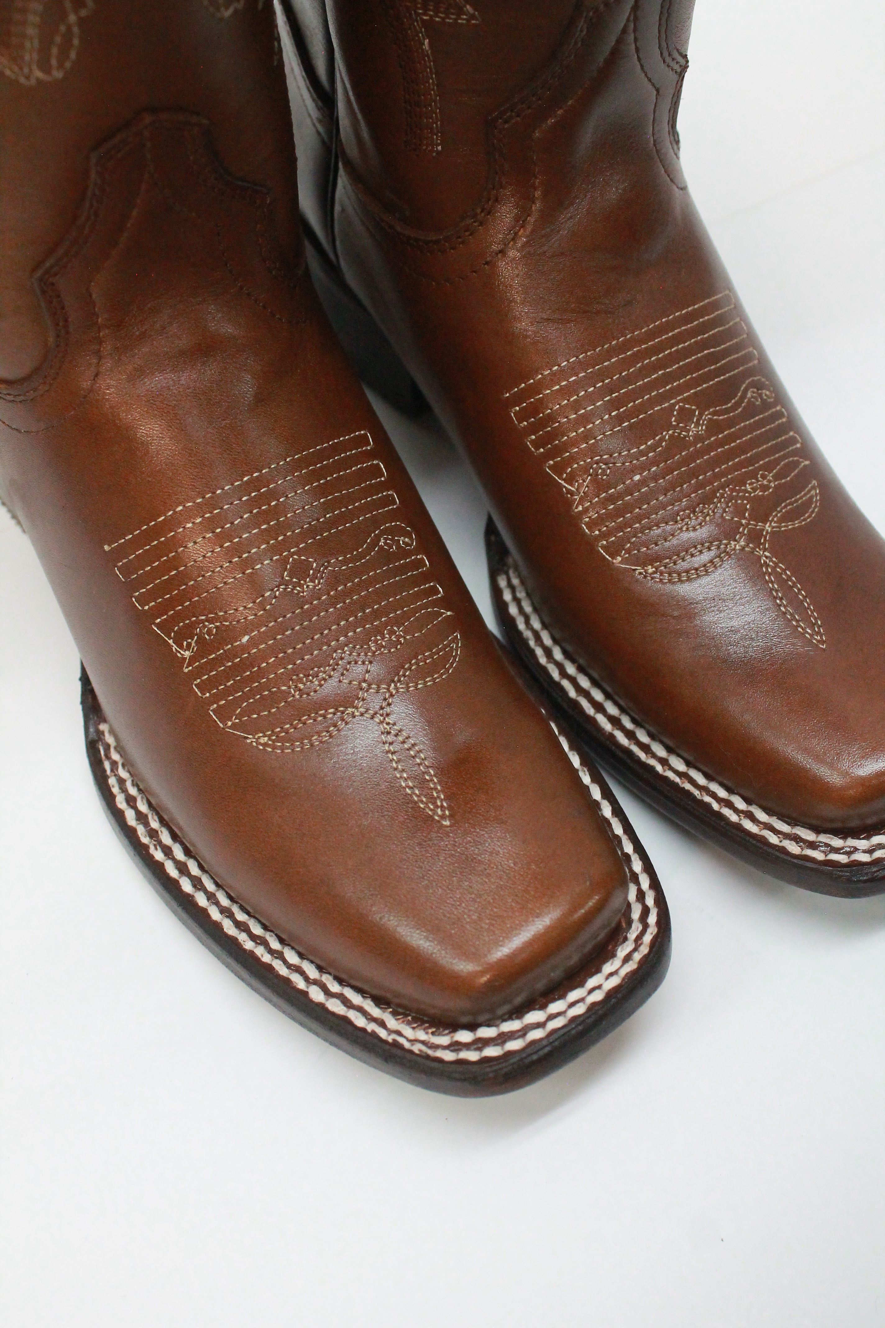 Light Brown Shinny Boots