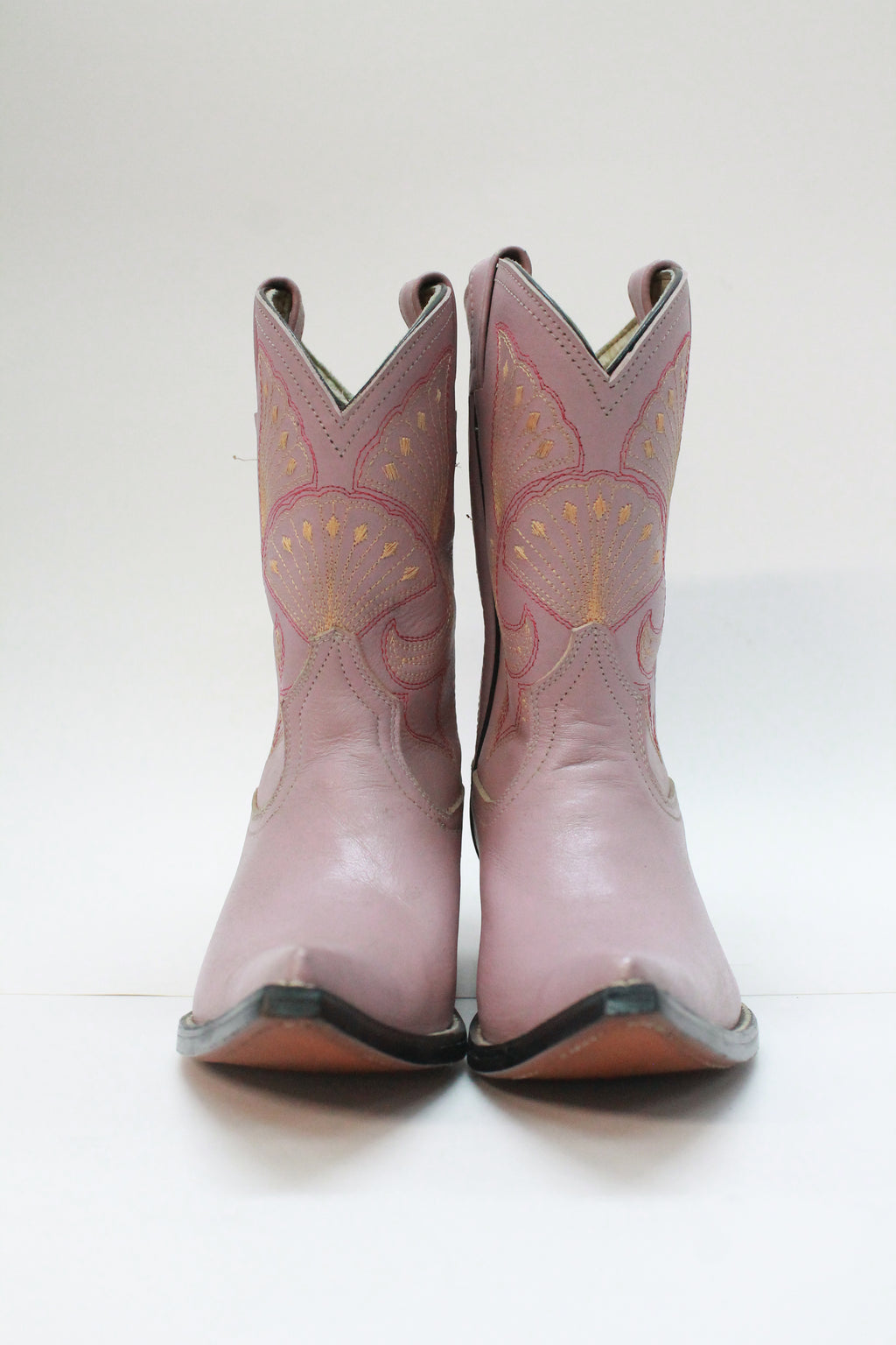 Girls Pointy Pink Boots