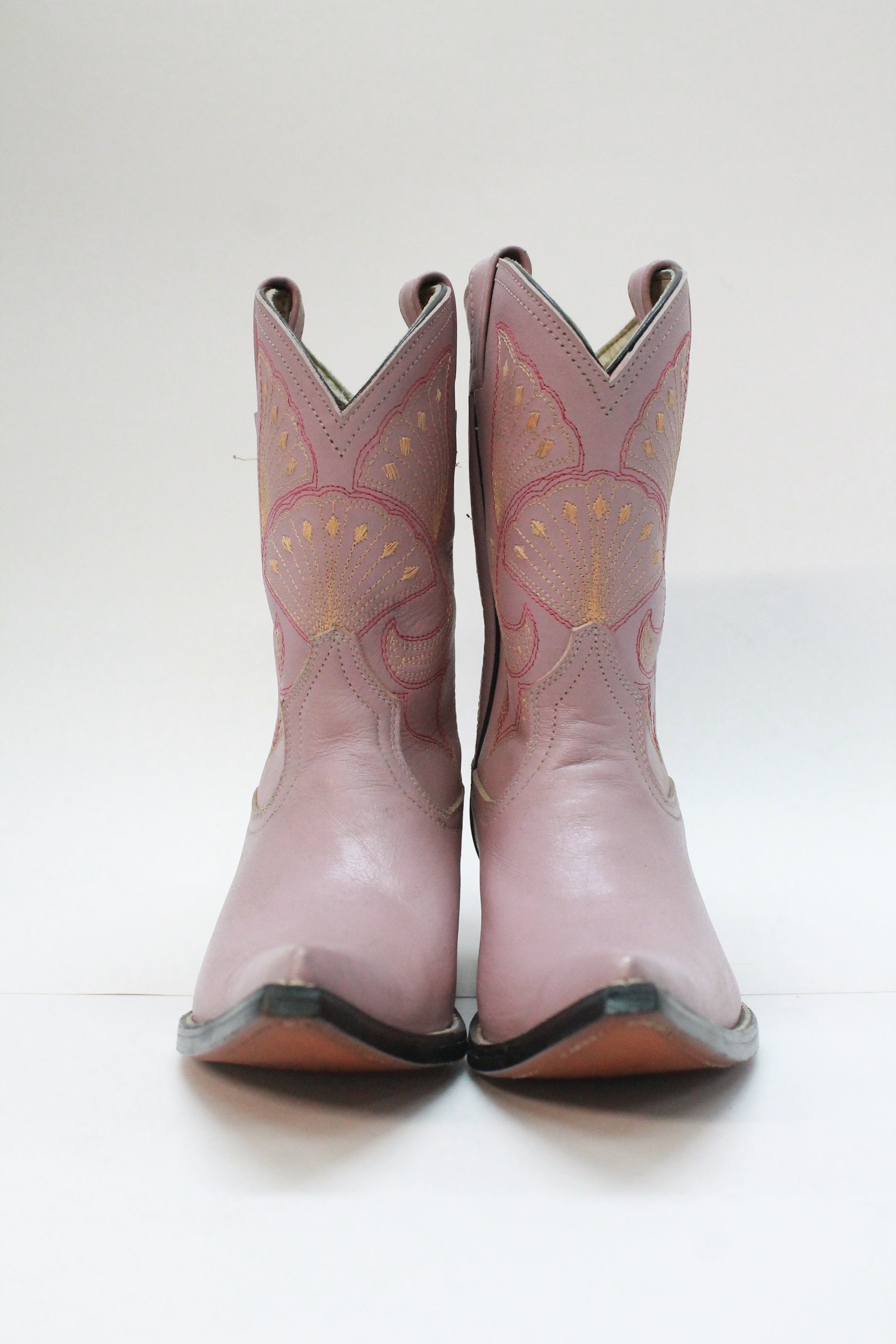 Girls Pointy Pink Boots