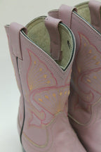 Girls Pointy Pink Boots