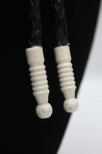 Two Tone Floral Bolo Tie