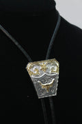 Two Tone Longhorn Bolo Tie
