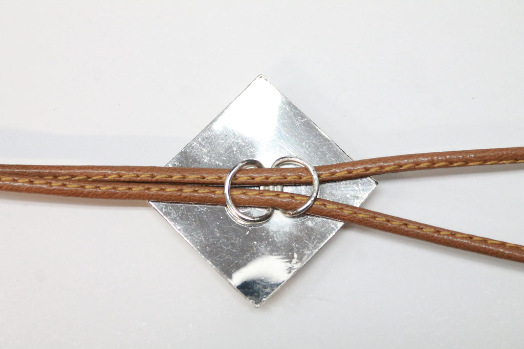 "Diamonds on Diamond" Bolo Tie