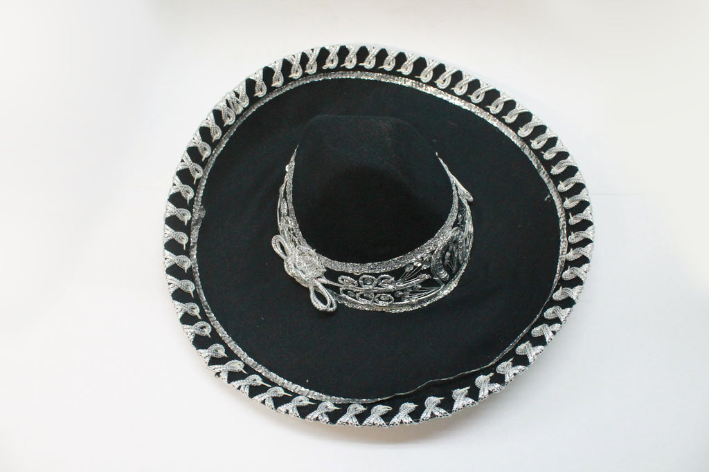 Silver Mariachi Small Hat