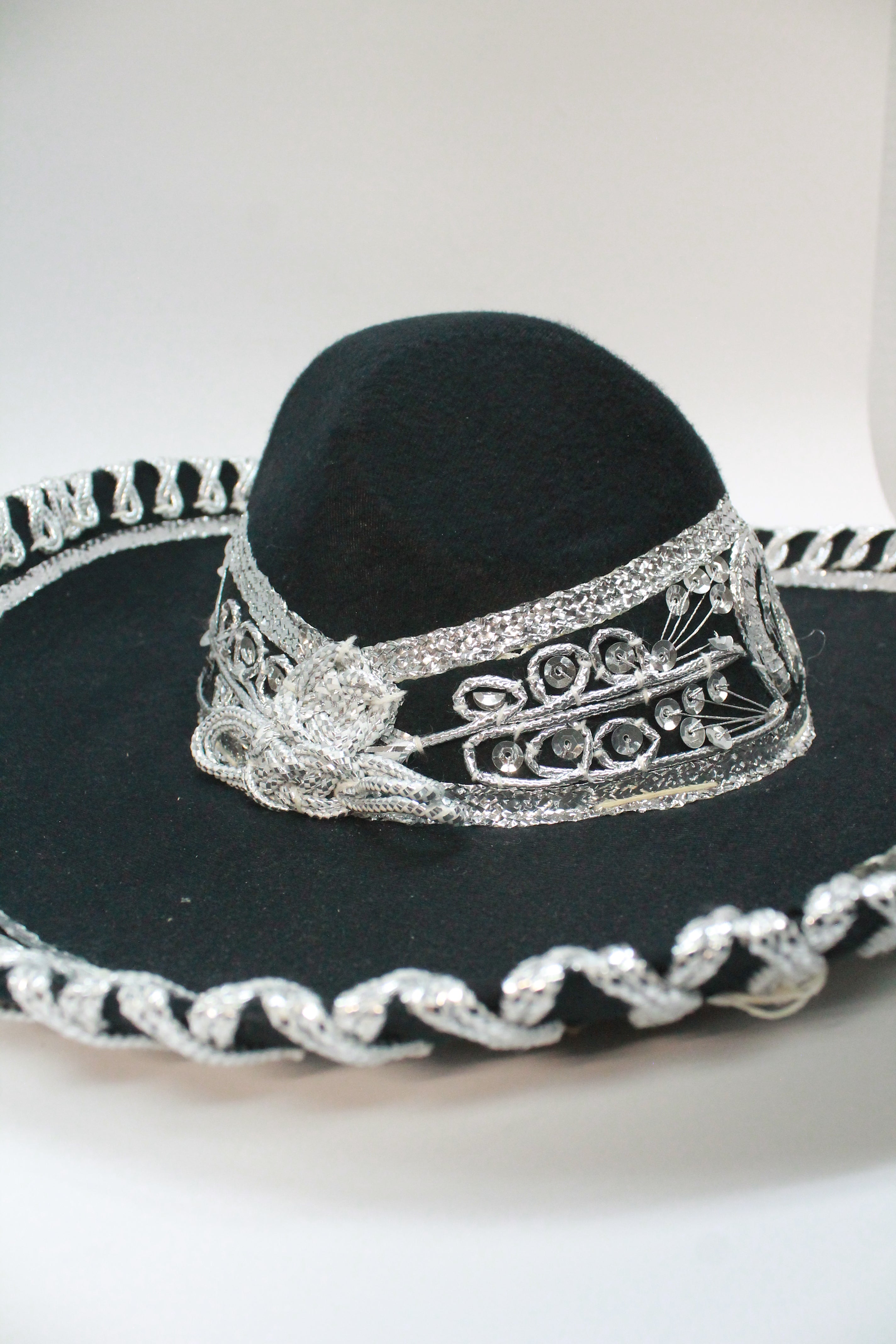 Silver Mariachi Small Hat