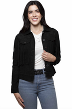 Jean Jacket With Fringe