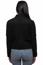 Jean Jacket With Fringe