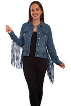 Fringe Denim Jacket