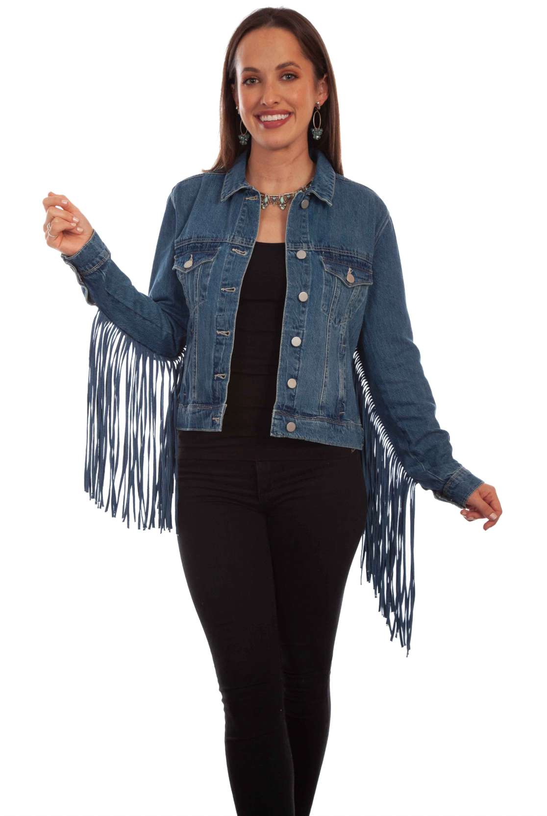 Fringe Denim Jacket