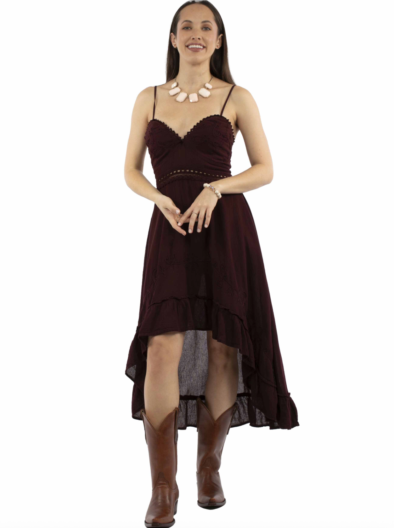 High-Low Empire Style Dress