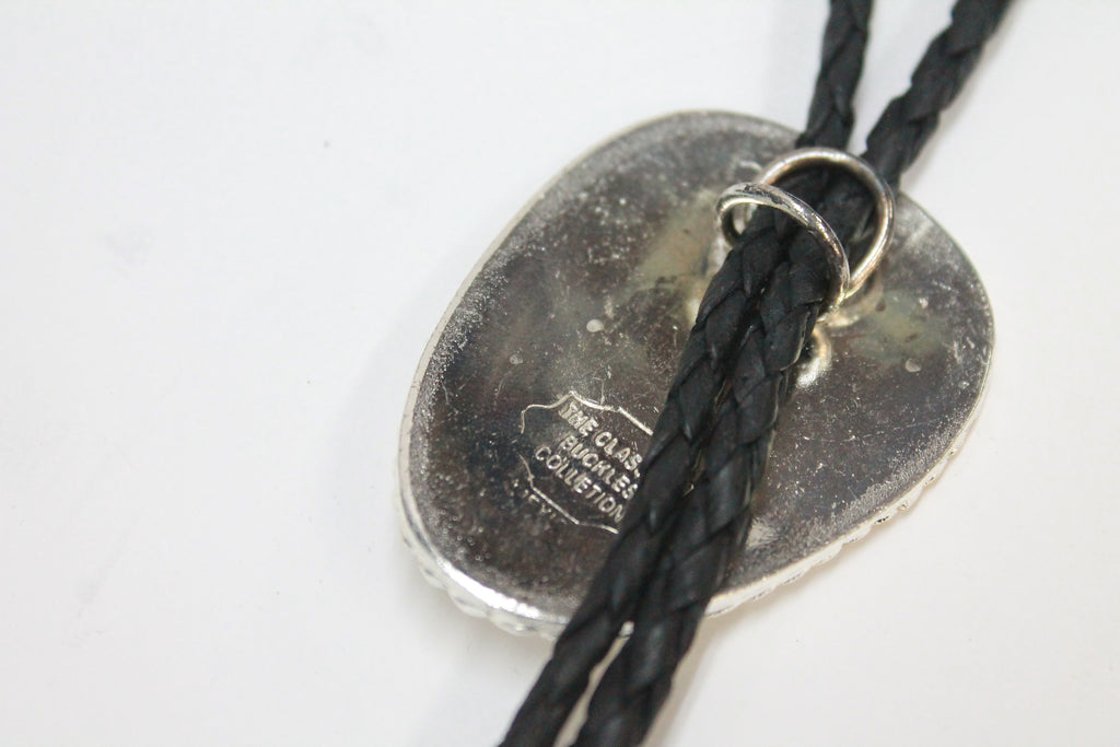 Two Tone Eagle Bolo Tie